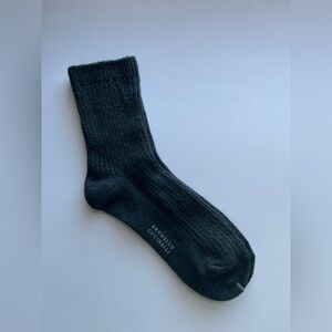 Brunello Cucinelli Dark Green Wool Socks